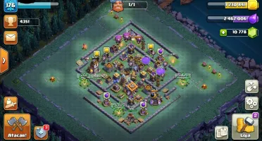 CV 12 + BASE CONSTRUTOR 9 + 10K GEMAS