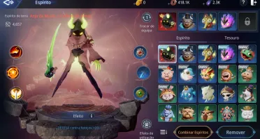 Mago lv 62 - 67.660k de poder com pet épico no servidor SA34