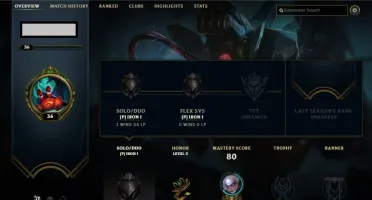 Contas lol com Elos Aleatórios - troca email