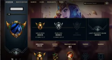 Contas lol com Elos Aleatórios - troca email