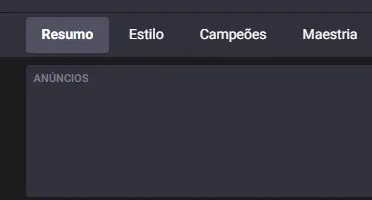 Conta de League of legends, mestre com 70 % de winrate