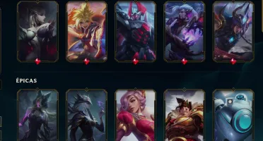 CONTA LOL D4 FLEX + 40 SKINS LV 168