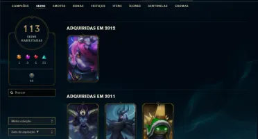 Conta com rammus rei, kayle juiza + elise vitoriosas e outro