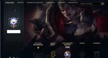 Conta com rammus rei, kayle juiza + elise vitoriosas e outro