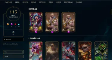 Conta com rammus rei, kayle juiza + elise vitoriosas e outro