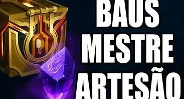 1x BAÚ DO MESTRE-ARTESÃO + CHAVE!