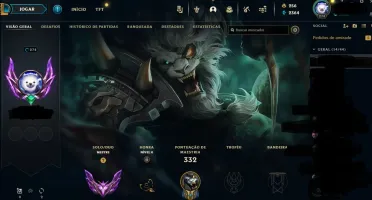Conta mestre 78 skins