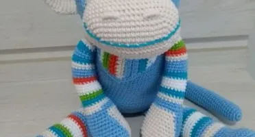 Amigurumi Macaco Colorido