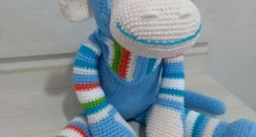 Amigurumi Macaco Colorido
