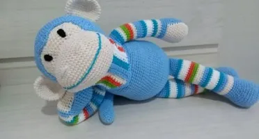 Amigurumi Macaco Colorido