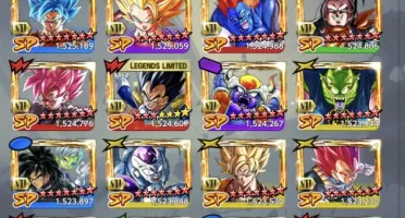 Conta upada com Vegito legend e vários ultras