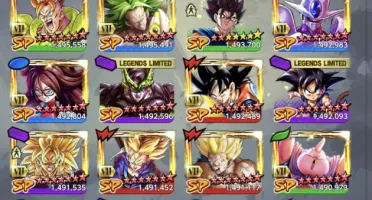 Conta upada com Vegito legend e vários ultras