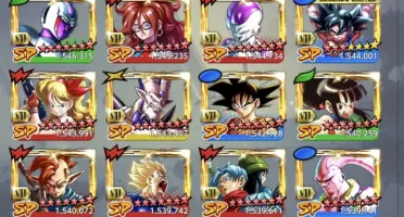 Conta upada com Vegito legend e vários ultras