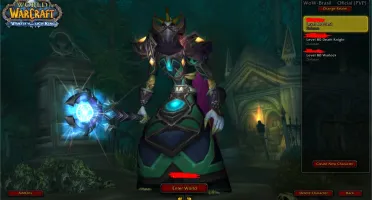 Conta WoW Brasil Priest, DK, LOCK