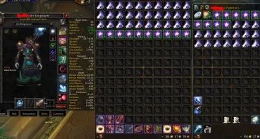 Conta WoW Brasil Priest, DK, LOCK