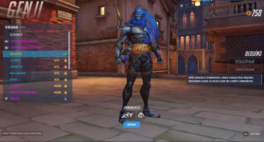 CONTA OVERWATCH BARATA COM SKINS