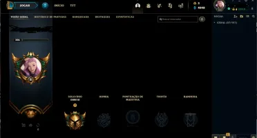 Conta League Of Legends lvl 306 871 skins!