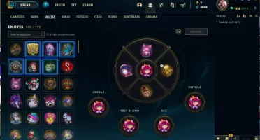 Conta League Of Legends lvl 306 871 skins!