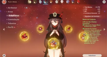 Conta AR 56 com 19 itens 5*: 16 personagens 5* e 3 armas 5*