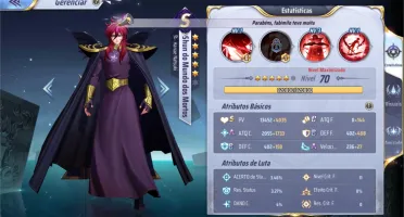 Conta Saint Seiya