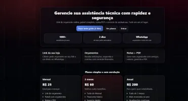 Script Php — Sistema Completo Para Assistência Técnica