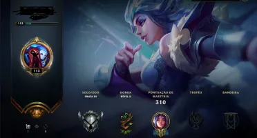 Conta LVL 113 - prata 3. (Borda gold) All Champions