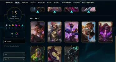Esmeralda 1 com 140 Champs e 13 Skins