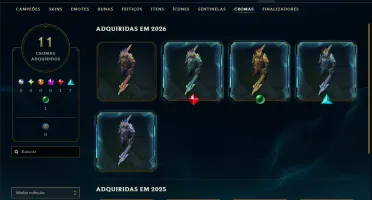 Esmeralda 1 com 140 Champs e 13 Skins