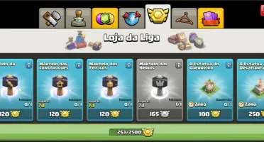 CV 10 FULL COM MAIS DE R$400,00 EM GEMAS E 6 CONSTRUTORES