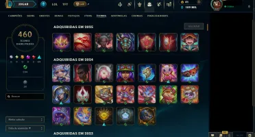 Conta Lol Lv 660 - 5 Skins Ultimates - 9 Skin Vitoriosas - 7