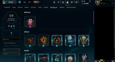 Conta Lol Lv 660 - 5 Skins Ultimates - 9 Skin Vitoriosas - 7