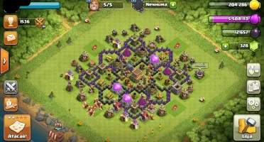 Conta clash of clans cv8 full 5 const