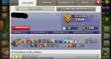 Conta clash of clans cv8 full 5 const