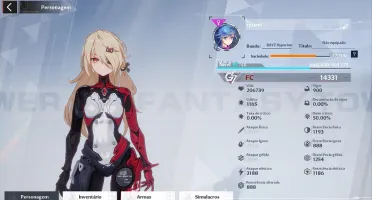 Conta Tower of Fantasy 11SSR com Nemesis