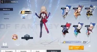 Conta Tower of Fantasy 11SSR com Nemesis