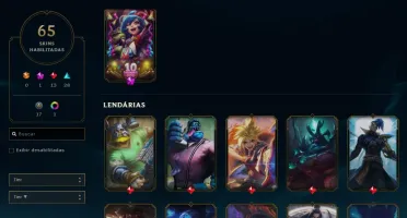 conta lvl 200 - 65 skins