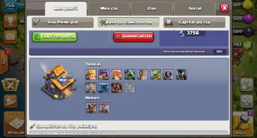 Clash of clans cv12 praticamente full