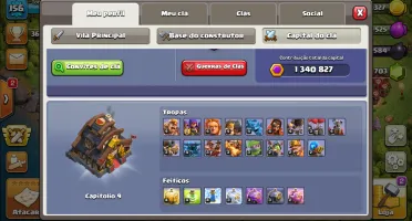 Clash of clans cv12 praticamente full