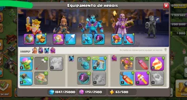 CV 11 recém upada + 5 construtores + 6 itens épicos