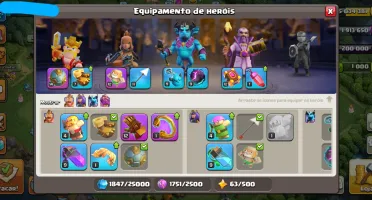 CV 11 recém upada + 5 construtores + 6 itens épicos