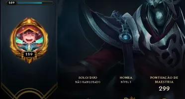 Conta LoL - Nível 189 - 125 Campeões