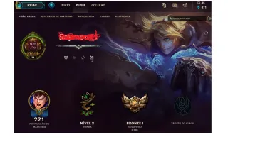 Conta League Of Legends Ex Prata Bronze1