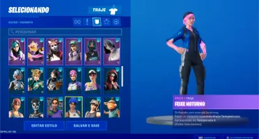 conta fortnite com cavaleiro negro + 170 skins
