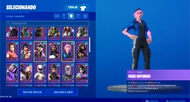 conta fortnite com cavaleiro negro + 170 skins
