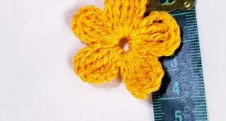 Flor de Crochê Aplique (kit com 30 Un.)