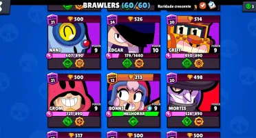 Conta Brawl Stars Todos Brawlers varias skins 28k de troféus