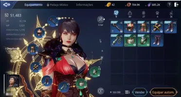 conta mir4 lvl 48 51,4k de poder servidor 63