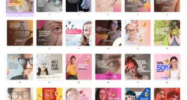 Pack Canva Ótica Vol 3 - 46 Artes Editáveis