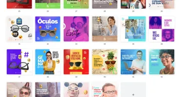 Pack Canva Ótica Vol 3 - 46 Artes Editáveis