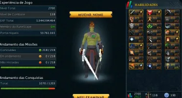 Conta RS3 Maxed + 200m Cash